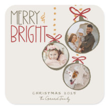 Carte de Noël familiale avec photo