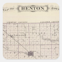 Carte du comté de Benton