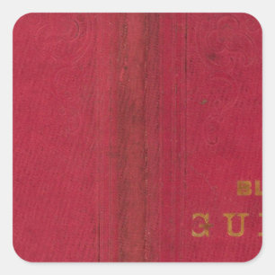 Sticker Carré Carte du guide Blanchard de Chicago 2