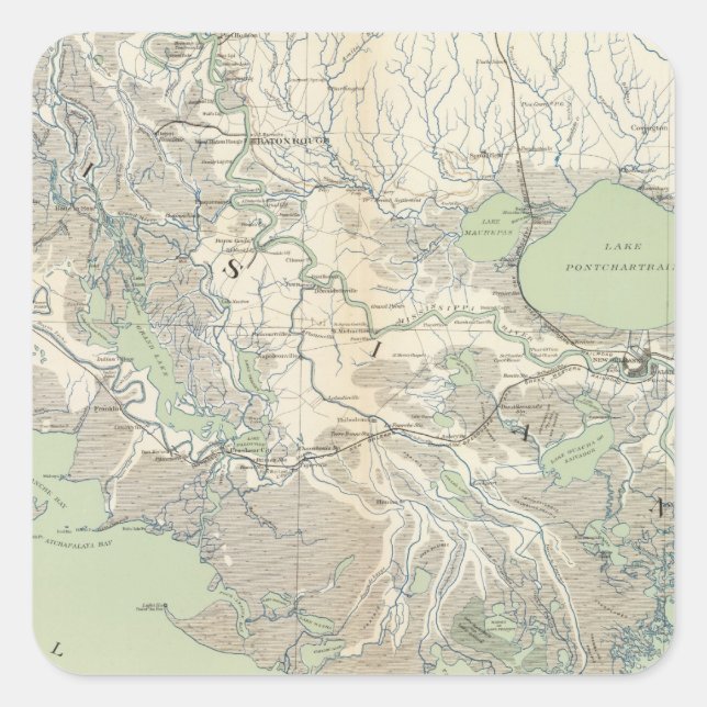 Sticker Carré Carte Gen XXI (Devant)