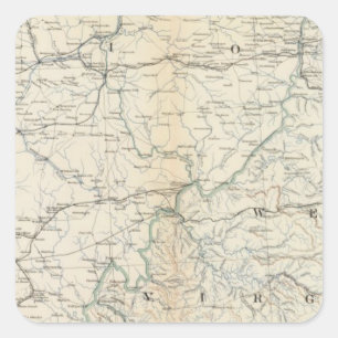 Sticker Carré Carte V de GEN