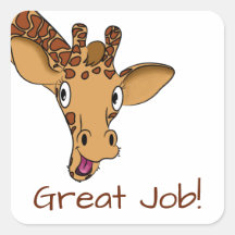 Cartoon Giraffe personnalisable
