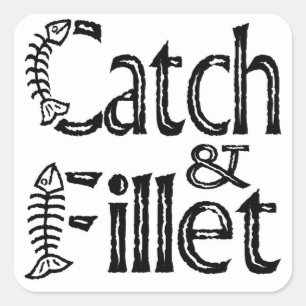 Sticker Carré Catch & Filet