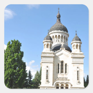 Sticker Carré Cathédrale orthodoxe à Cluj Napoca, Roumanie