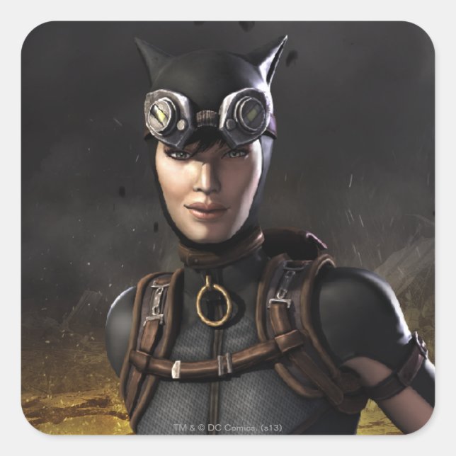 Sticker Carré Catwoman (Devant)