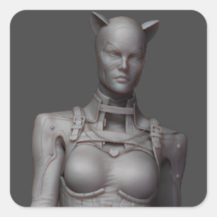 Sticker Carré Catwoman Alternate