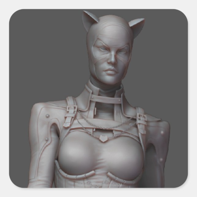 Sticker Carré Catwoman Alternate (Devant)
