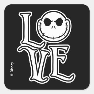 Sticker Carré Cauchemar avant Noël - AMOUR