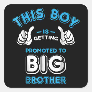 Sticker Carré Ce Garçon Est Promu À Big Brother