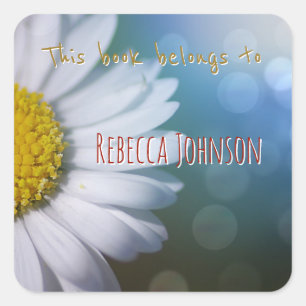 Sticker Carré Ce livre appartient à