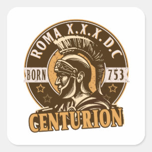 Sticker Carré Centurion romain