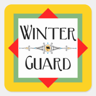 Sticker Carré Céramique Gold Block Winter Guard