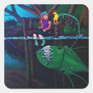 Sticker Carré cercle de vie