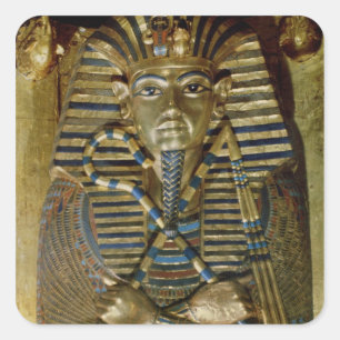 Sticker Carré Cercueil les plus secrets de Tutankhamun