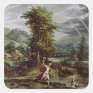 Sticker Carré Ceres et Cyane