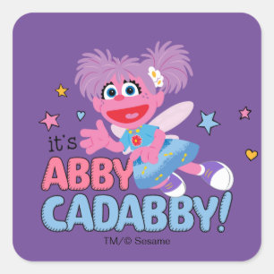 Sticker Carré C'est Abby Cadabby !