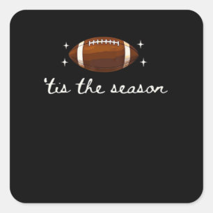 Sticker Carré C'Est La Saison Football - Retro Football Jour