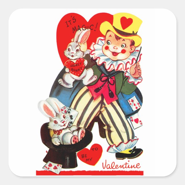 Sticker Carré C'est Magic Honey Bunny (Devant)