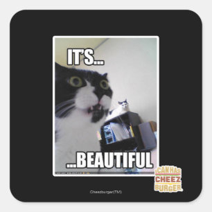 Sticker Carré C'est magnifique