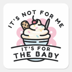 Sticker Carré C'est pour le bébé