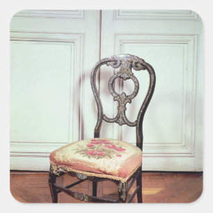 Sticker Carré Chaise, style Second Empire