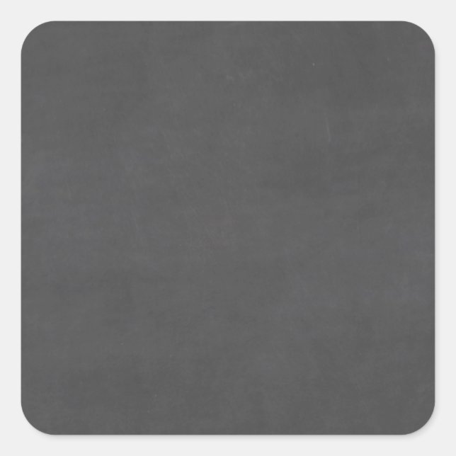 Sticker Carré Chalkboard customizable (Devant)