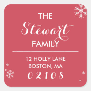 Sticker Carré Chalkboard Salutations Collection