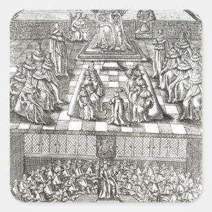 Sticker Carré Chambres du Parlement en 1640