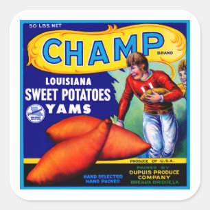Sticker Carré Champ Potatoes