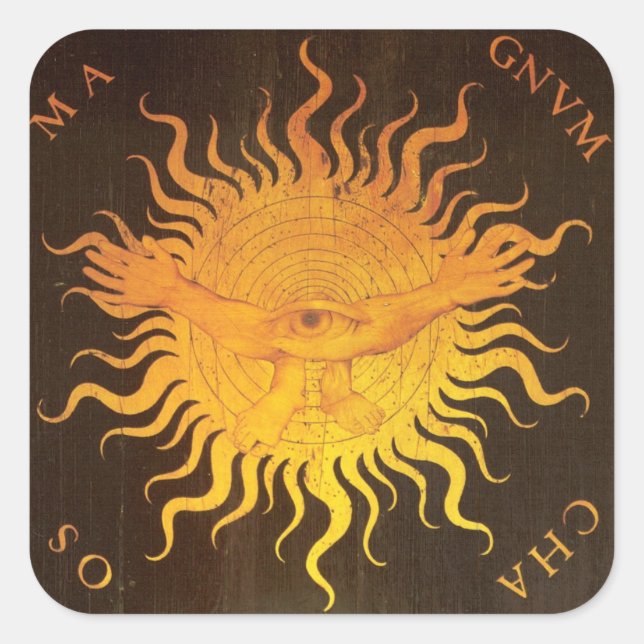 Sticker Carré Chaos (Devant)