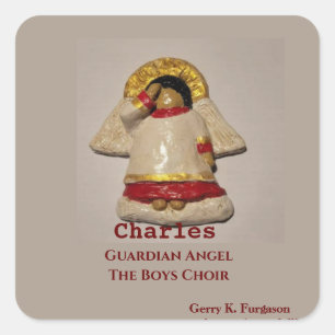 STICKER CARRÉ CHARLES GUARDIAN ANGEL