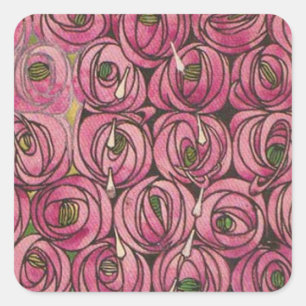 Sticker Carré Charles Rennie Mackintosh