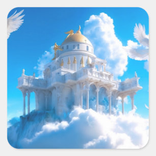 Sticker Carré Château de Lofty Aspirations