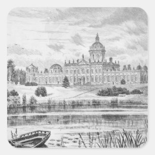 Sticker Carré Château Howard