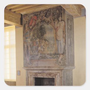Sticker Carré Cheminée dans Chambre du Roi