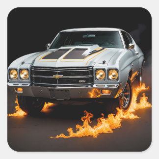 Sticker Carré Chevelle SS Chevelle 1970