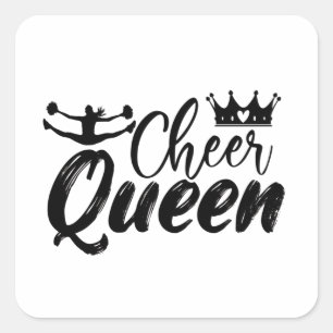 Sticker Carré Chevron   Cheer Pom-pom girl Cadeaux