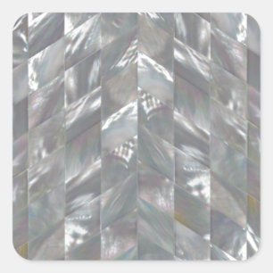 Sticker Carré Chevron Mère de Pearl