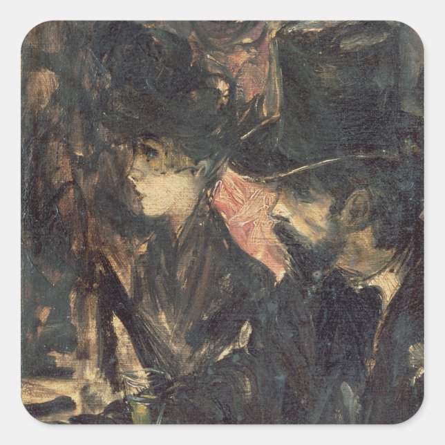 Sticker Carré Chez Maxim's (Devant)