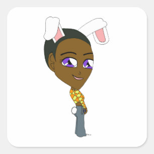 Sticker Carré chibi bunnygirl