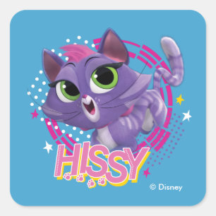 Sticker Carré Chien Chien Pal   Hissy - Cool Kitten