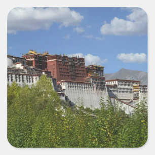 Sticker Carré Chine, Tibet, Lhasa, Palais Potala 3
