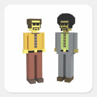 Sticker Carré Choco et HT Bunz