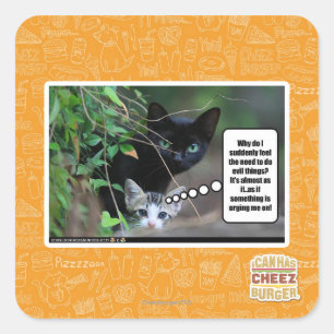 Sticker Carré choses mauvaises