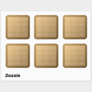 Sticker Carré Choshen Mishpat la plaque biblique sacerdotale