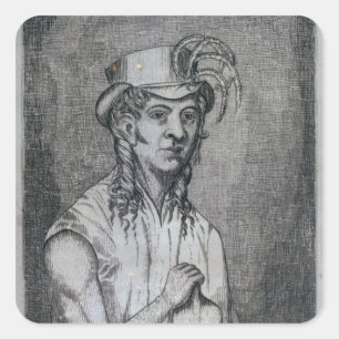 Sticker Carré Chrétien de vendredi Fletcher octobre