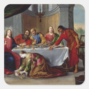 Sticker Carré Christ dans la maison de Simon le pharisien