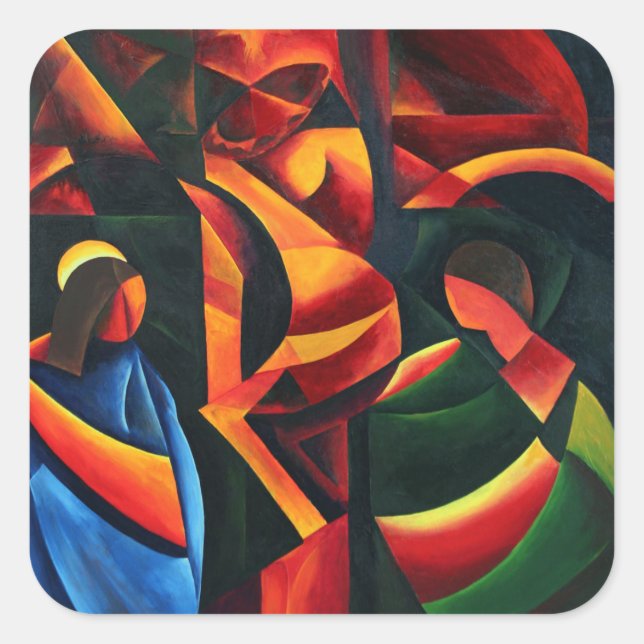 Sticker Carré Christ - Dernier souffle 2008