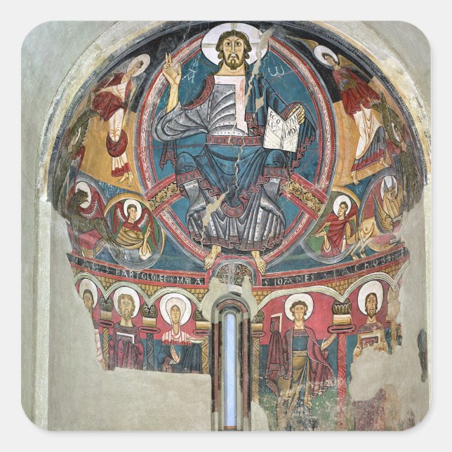 Sticker Carré Christ en gloire 2 (Devant)