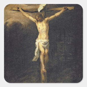 Sticker Carré Christ sur la Croix, 1672